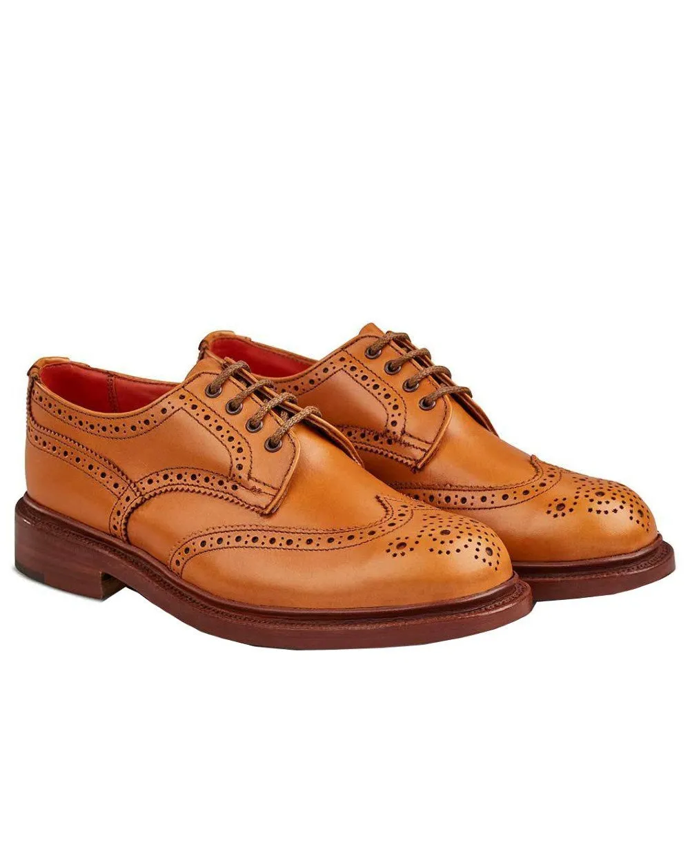 Trickers Anne Leather Sole Brogue Country Shoe
