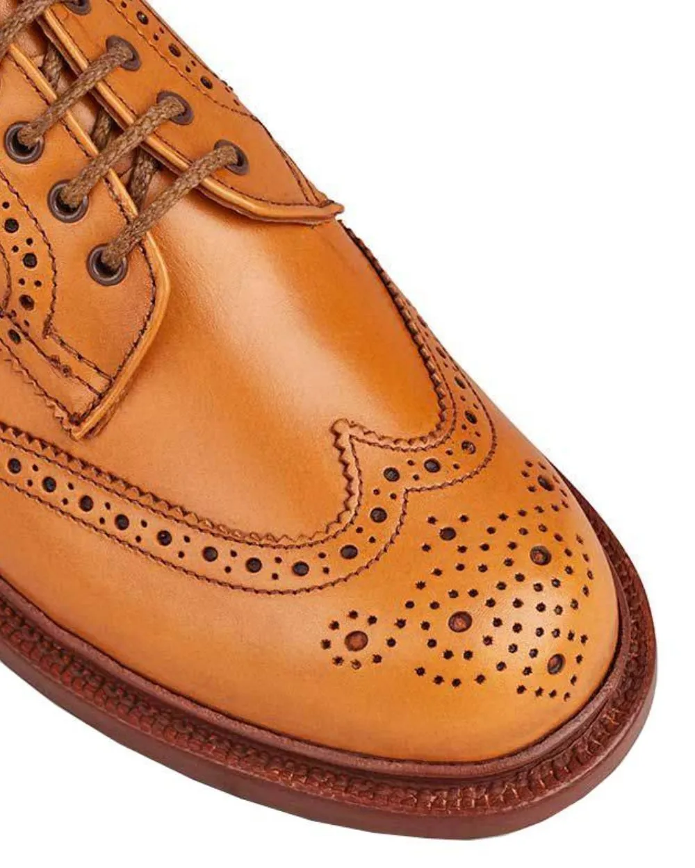 Trickers Anne Leather Sole Brogue Country Shoe