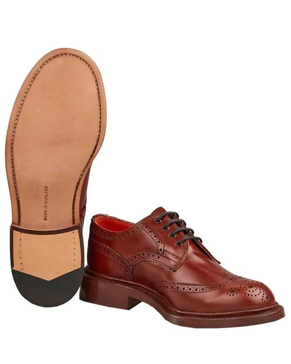 Trickers Anne Leather Sole Brogue Country Shoe