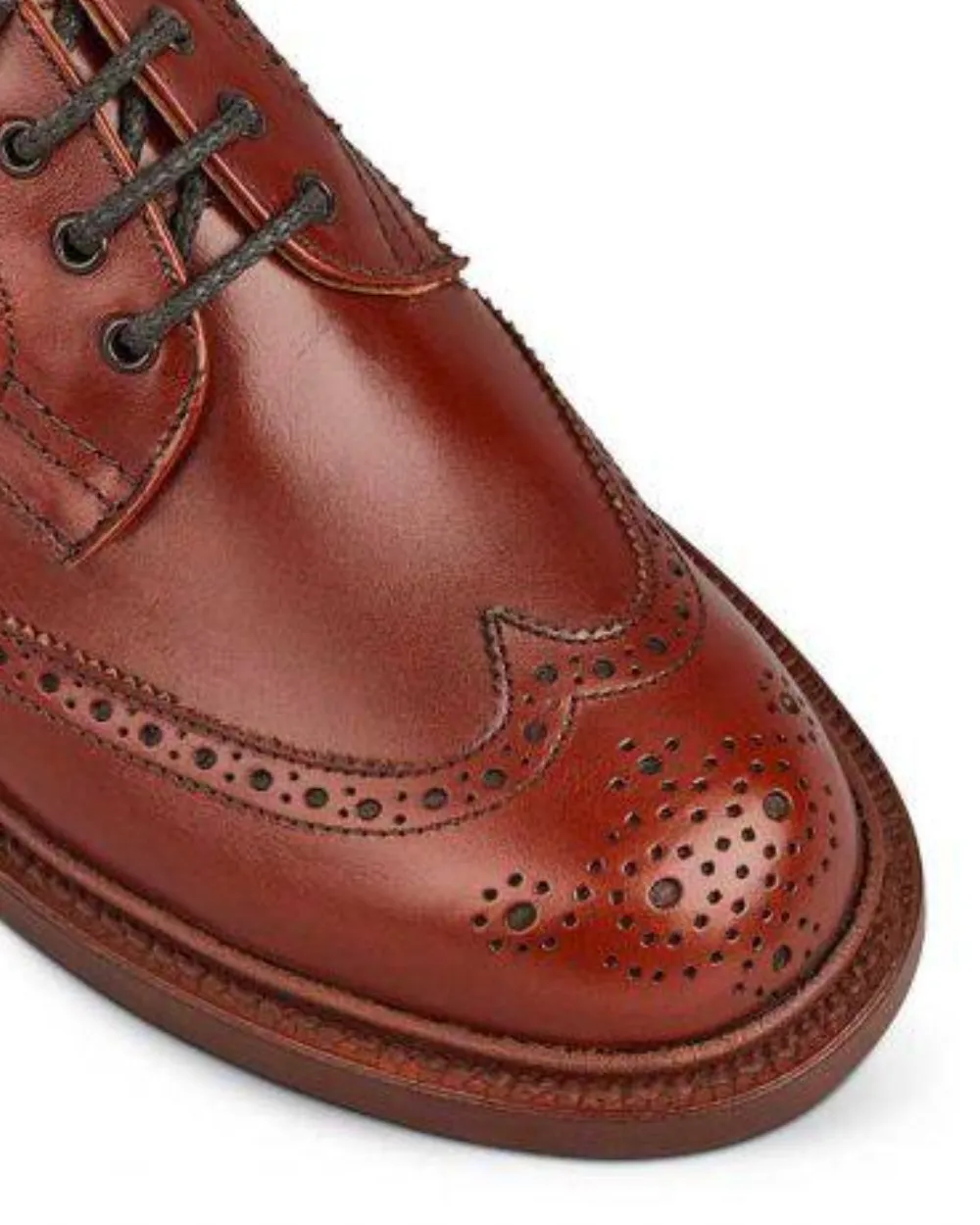 Trickers Anne Leather Sole Brogue Country Shoe