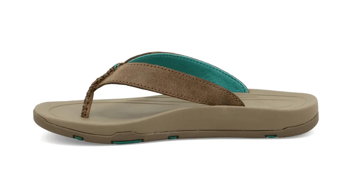 Twisted X Women's Bomber Sandal Flip Flop WSD0005