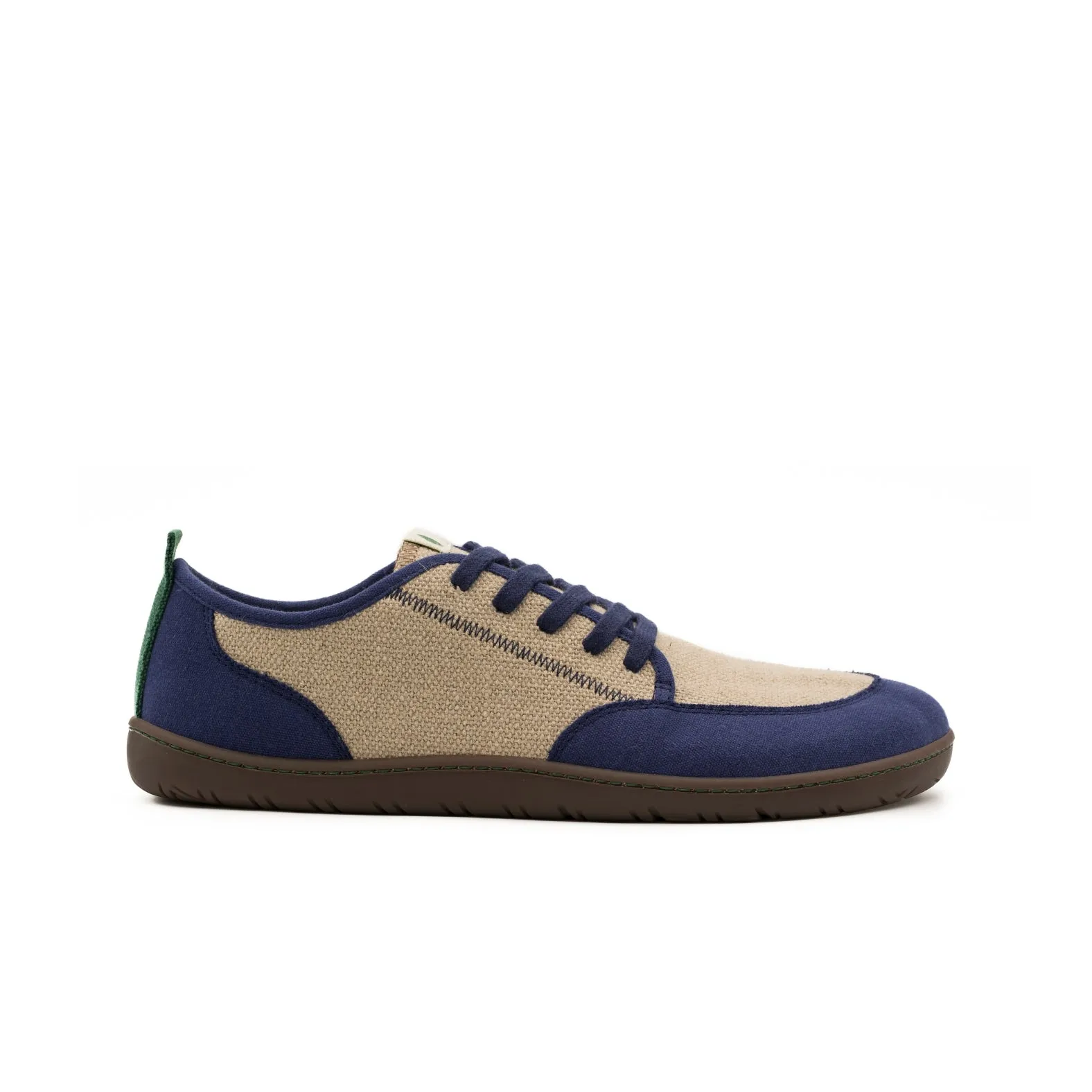 Vegan barefoot blue-linen TON020