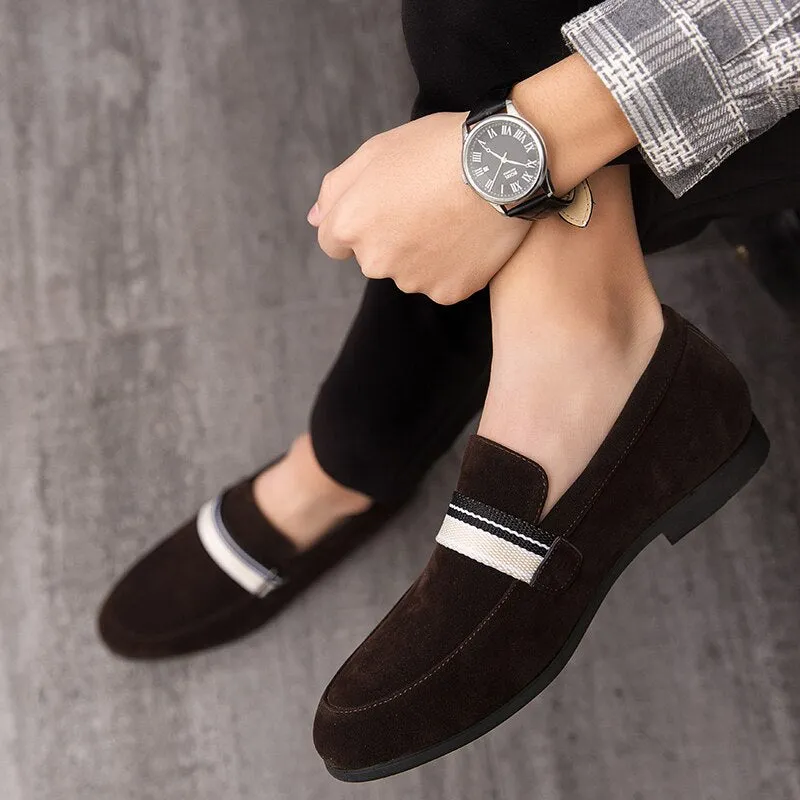 West Louis American Style Suede Trendy Loafers