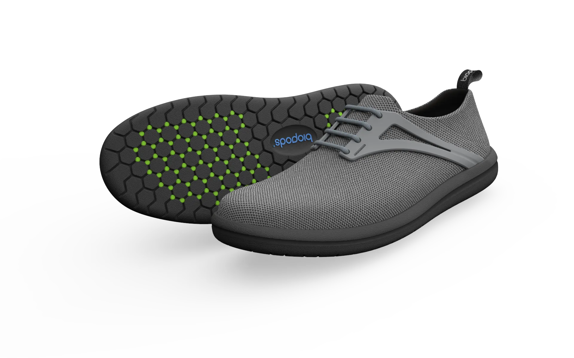 Wide Urban Flex Sneakers - Grey