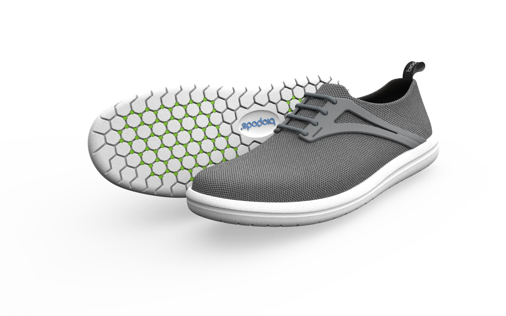 Wide Urban Flex Sneakers - Grey