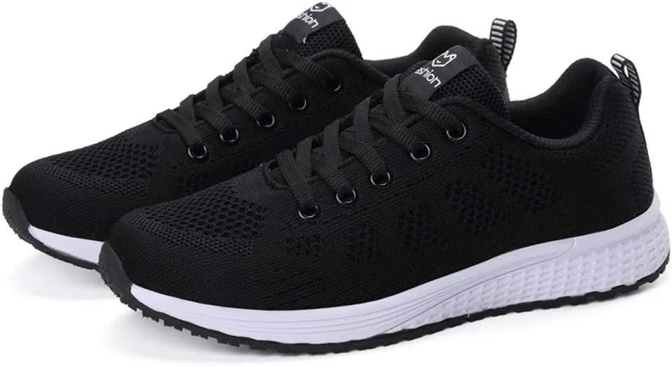 Women's Sneakers Athletic Sport Running Shoes Lace Up Mens Casual Shoes Slip On Men's Shoes Casual Black Platform Sneaker Tennis Shoe Cross Trainer Shoe