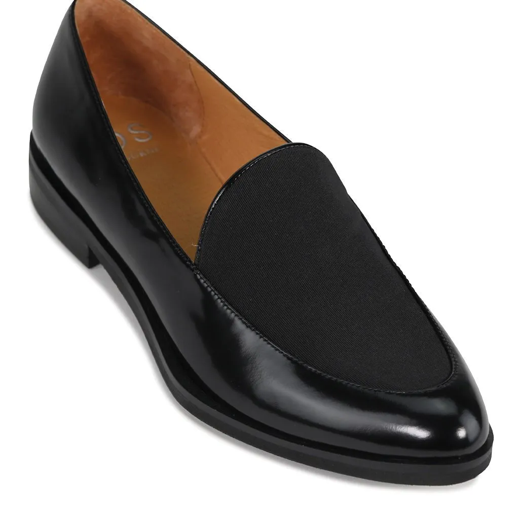 ZADA LEATHER SHINY LOAFERS